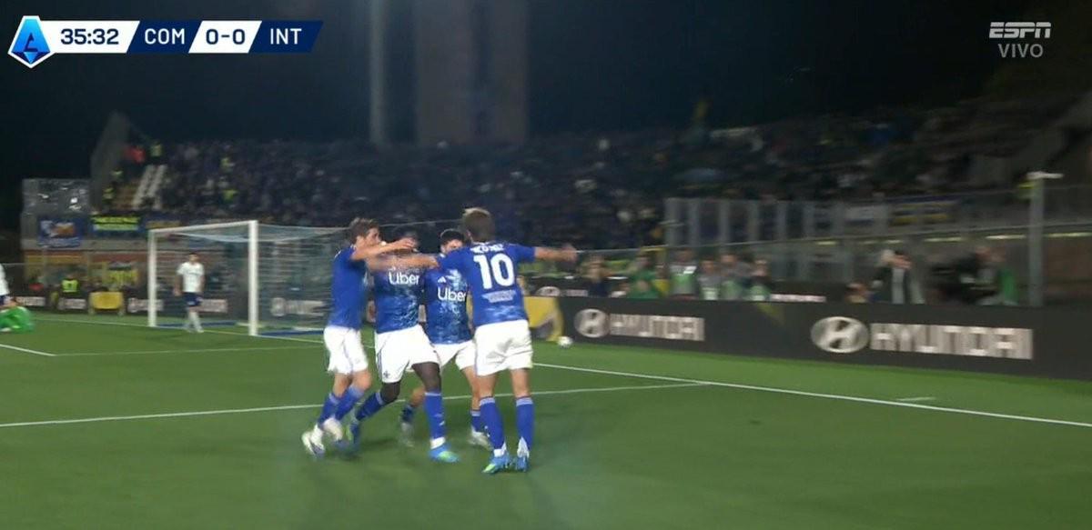 乐鱼官方网站-自1988年以来,科莫首次在意甲联赛中攻破国米球门